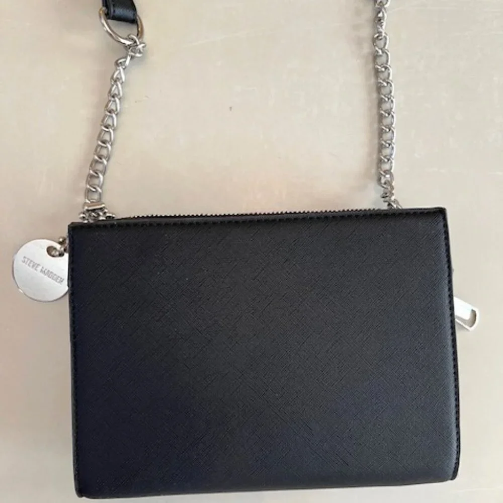 STEVE MADDEN | New Black Cross body bag Faux Leather